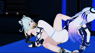 Xilonen X Citlali (Genshin Yuri Hentai)