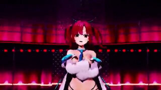 Blue Archive Hayase Yuuka Half Bare No Hooter-sling Dance Queencard Anime porn MMD 3 DIMENSIONAL Crimson Hair