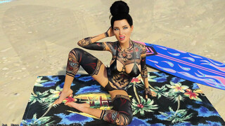 Being A DIK Interlude Part 279 Scorching Photos On The Beach By LoveSkySan69