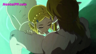 Goddess Zelda In The Pool - Surprise fuck-a-thon - MANGA PORN Uncensored