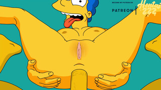 MARGE SIMPSON BUM SEX DRILLED SIMPSONS HARDCORE