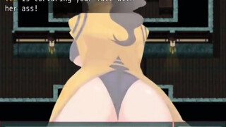 ves struggling feetjob