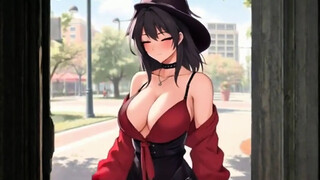 Lovely super-sexy lady lures me with voluptuous movements to get an swelling (Over legal) (Anime porn)