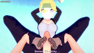 POINT OF VIEW Manga porn Feetjob from Ryuko Tatsuma from Boku No Hero Academia