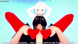 POINT OF VIEW Manga porn Foot wank from Edelgard from Fire Emblem