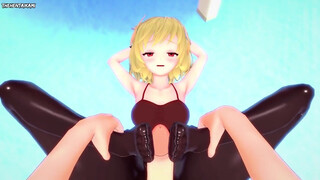 POINT OF VIEW Anime porn Feetjob from Citrinne from Fire Emblem