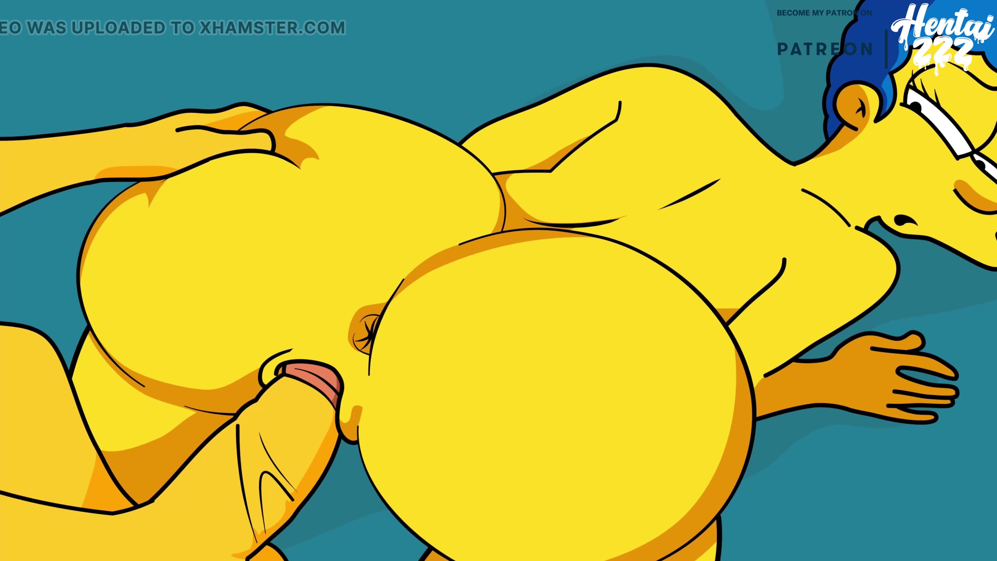 The simpsons homer and marge animation porno movie.